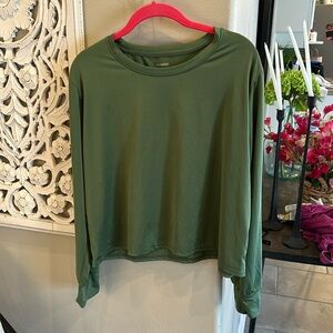Real Essentials Green Spandex Shirt